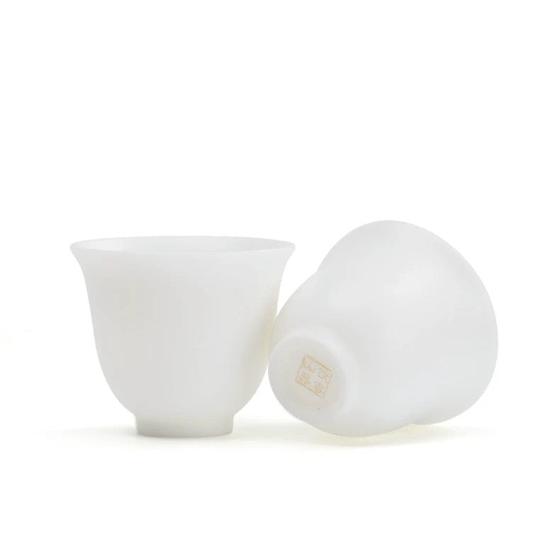 Jade Snow Gongfu Tea Set – 11-Piece White Porcelain Collection