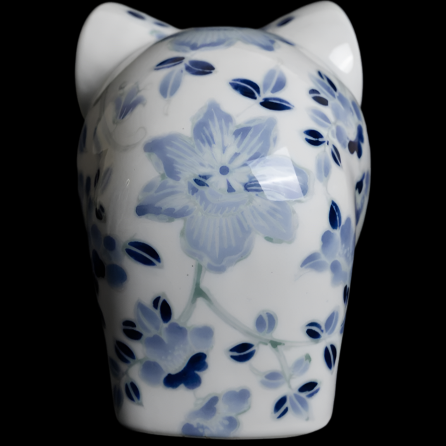 Blue-White Porcelain Elephant Pair