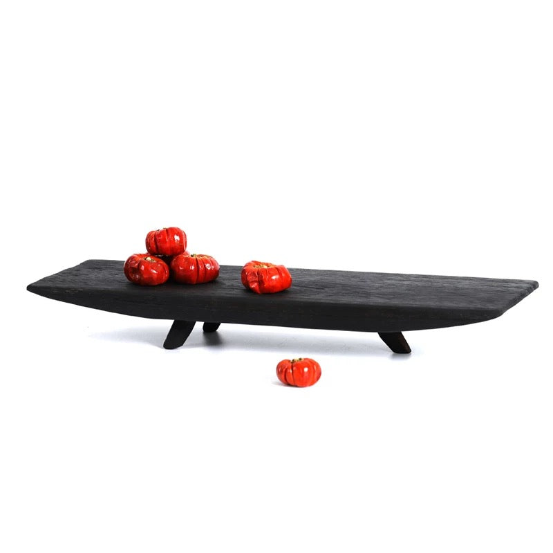 Charcoal Crest Tray