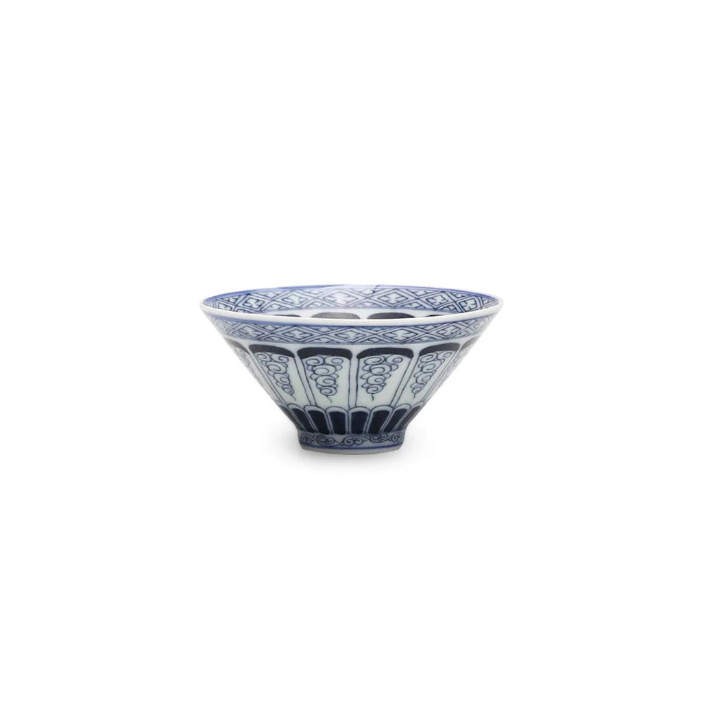 Hand-Painted Scrollwork Tea Cup