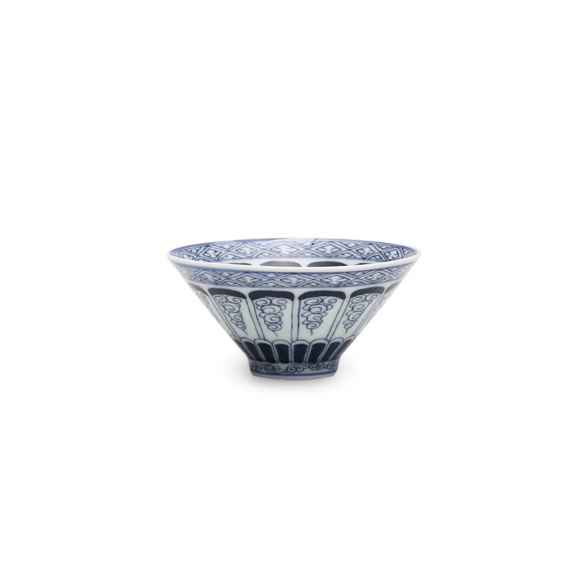 Hand-Painted Scrollwork Tea Cup