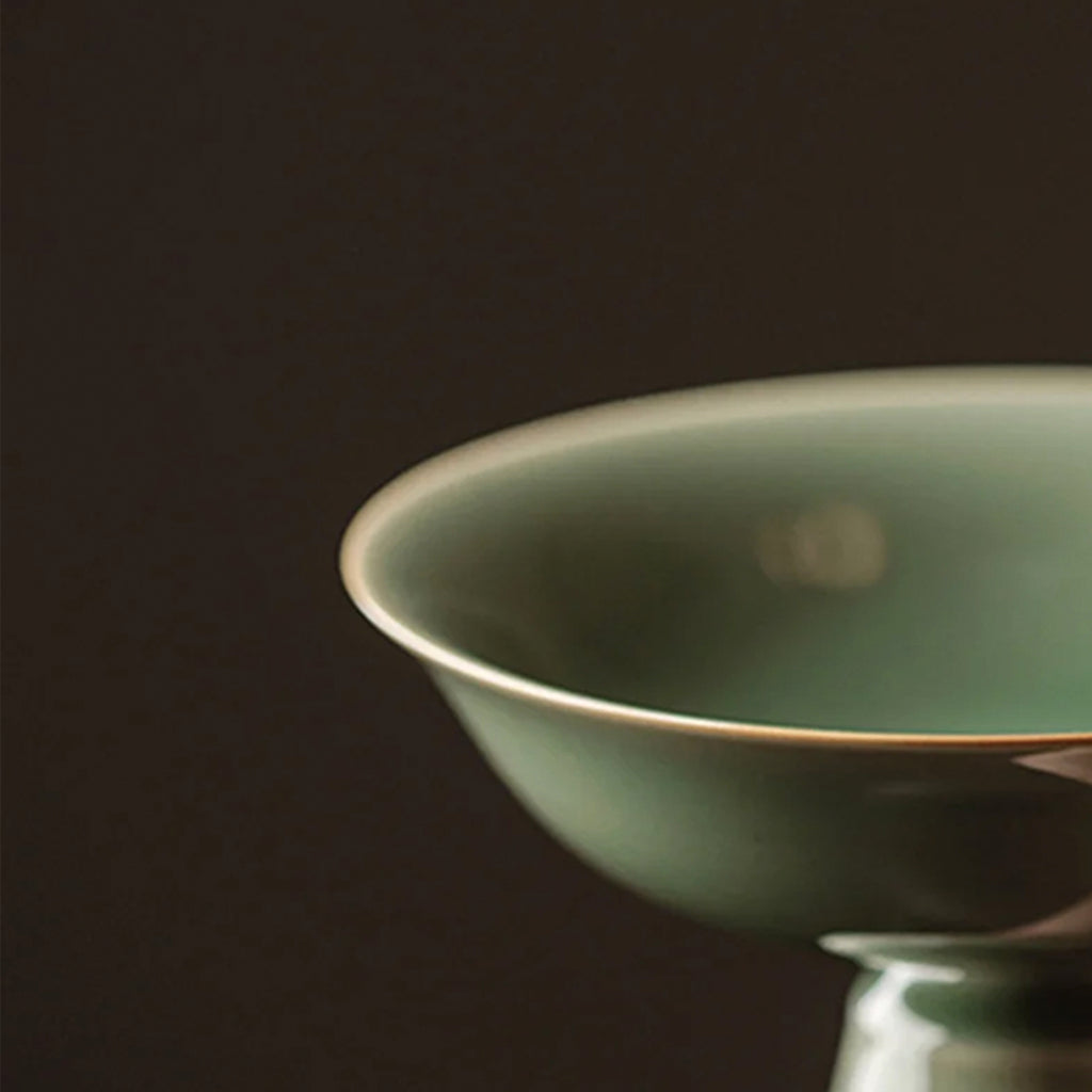 Celadon Plum Fruit/Dessert Plate