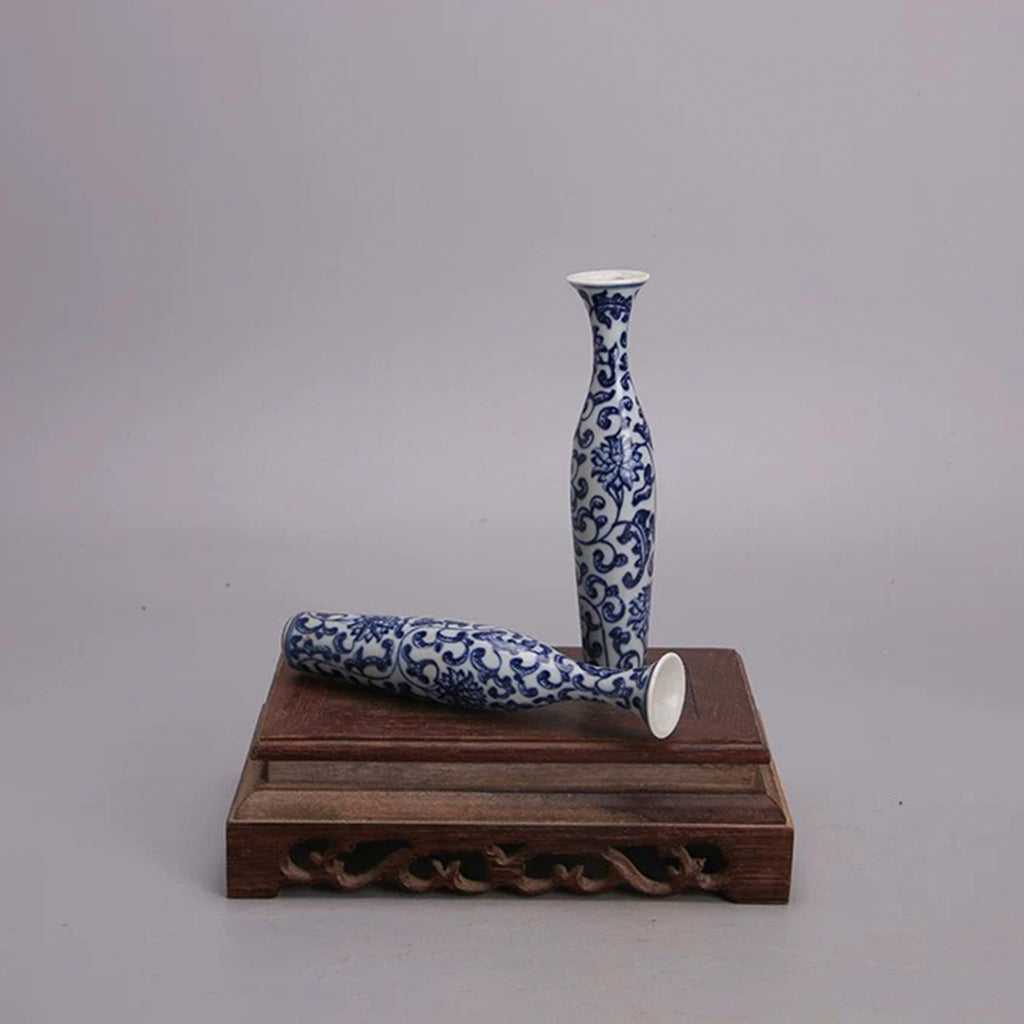 Lotus Vine and Willow Leaf Vase