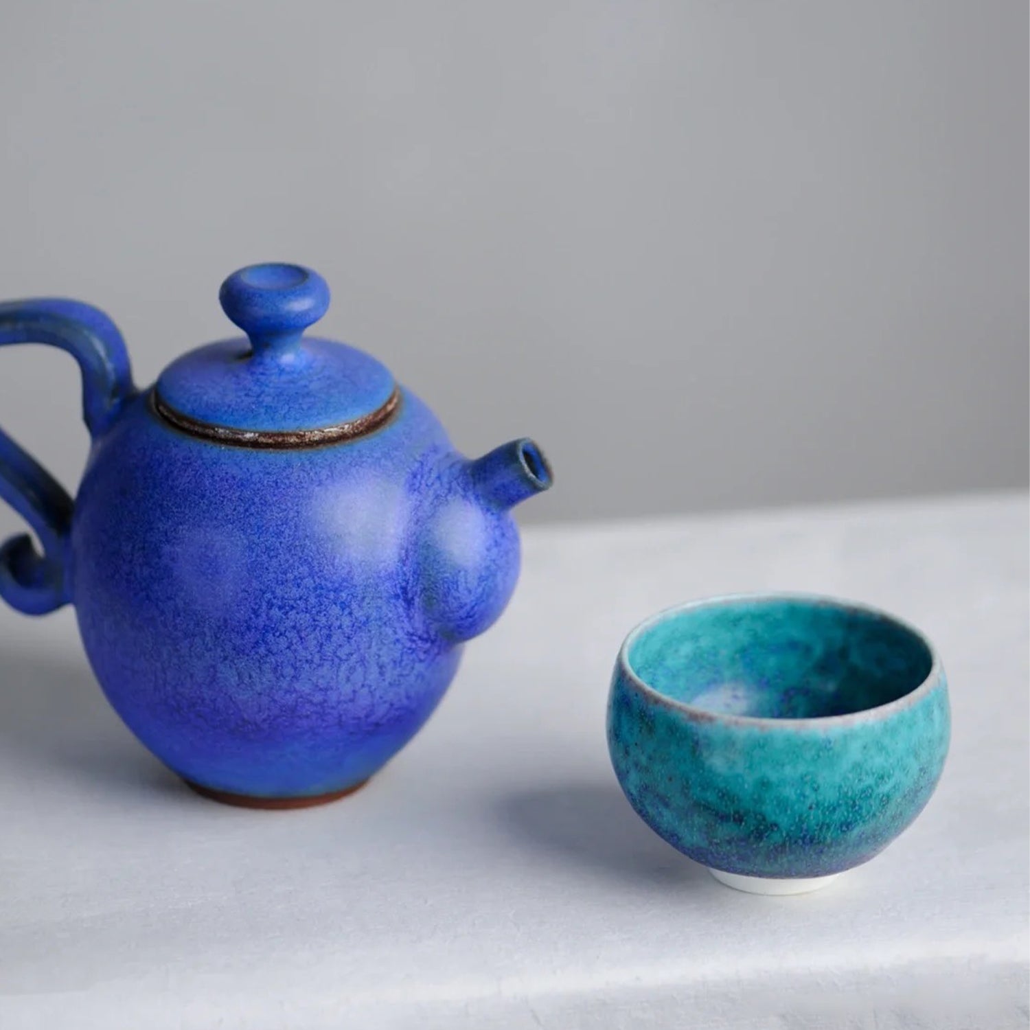 Yuanzhong, W. Unnamed Kiln｜ Rhinoceros Hide Glaze Large Harmonious Cup