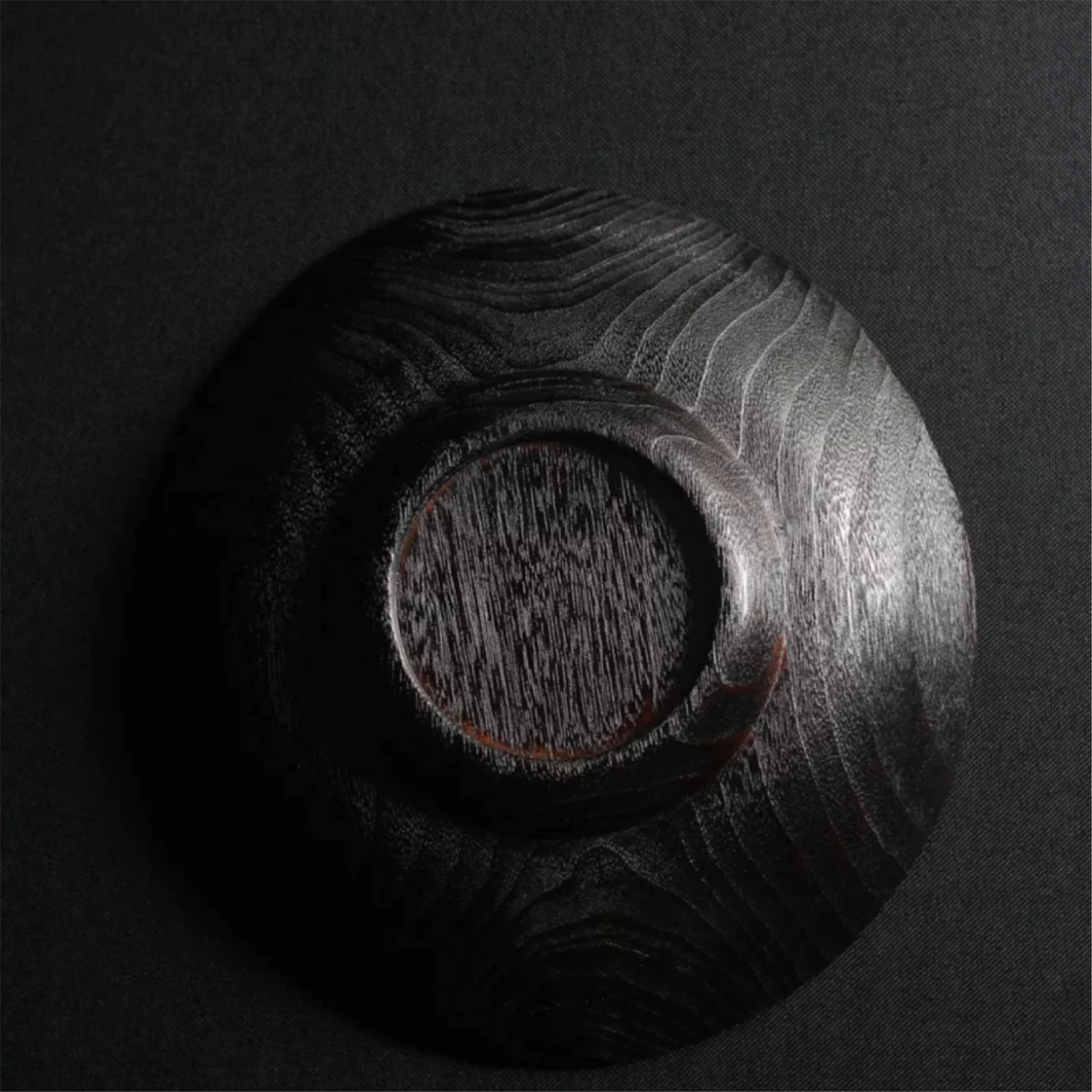 Taomujian Camphor Lacquered Large Tea Tray - Saturn - Handcrafted, Only One Limited