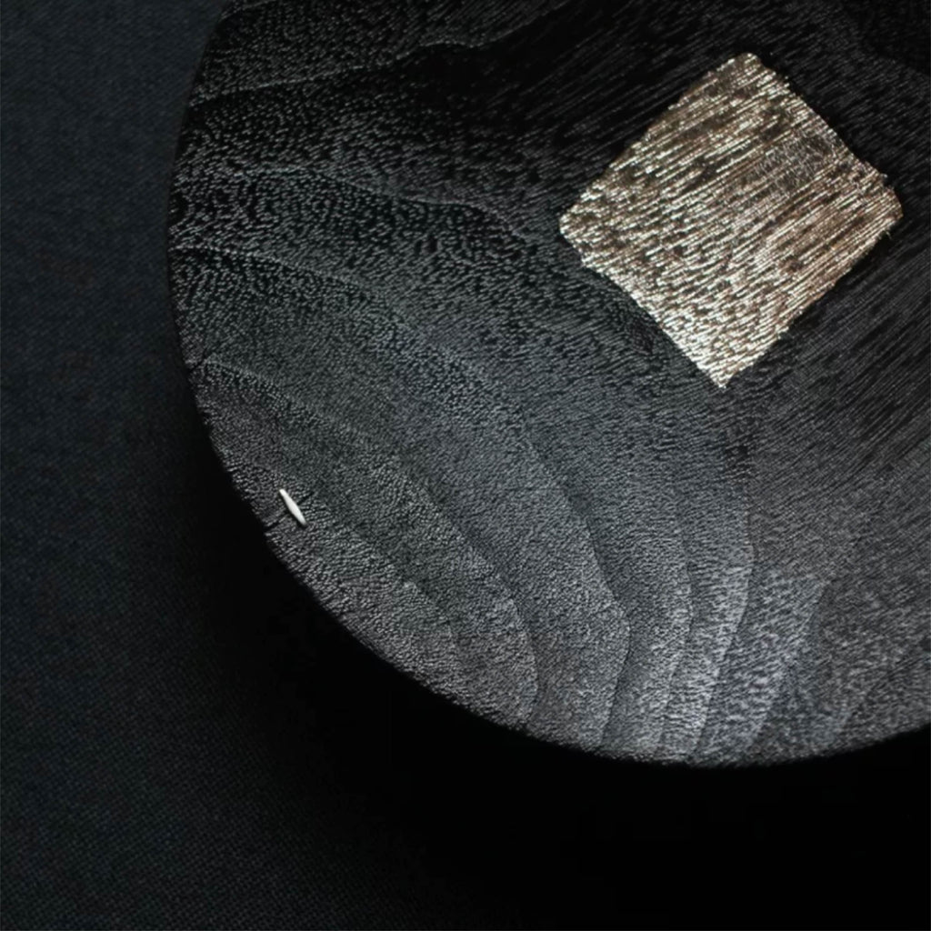 Taomujian Camphor Lacquered Large Tea Tray - Mercury - Handcrafted, Only One Limited