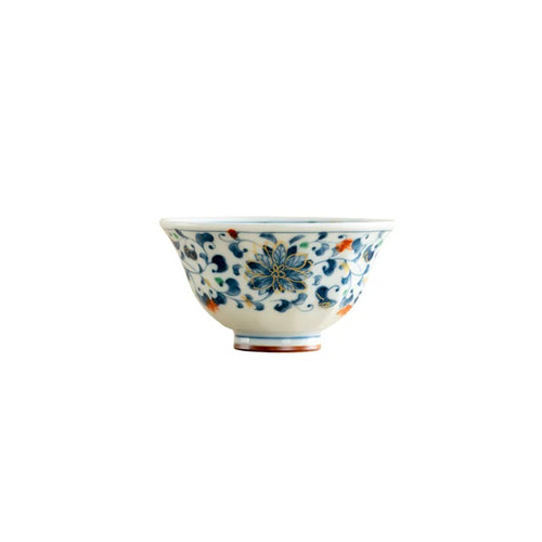 Breeze Color Hand-painted Porcelain Bowl
