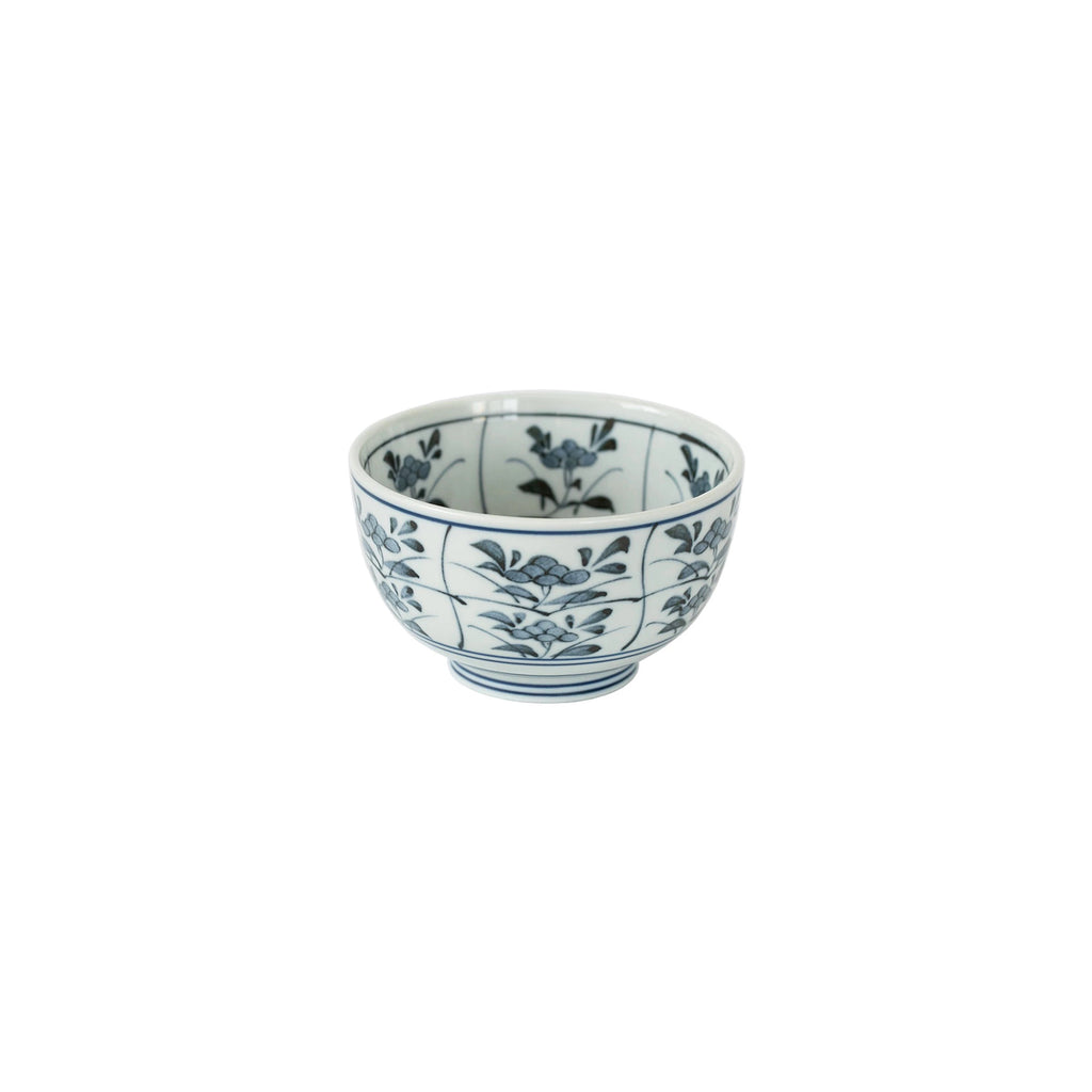 Blue-Painted Pastoral Blue and White Porcelain Bowl