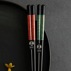 Striped Weave Handcrafted Artisan Japanese Chopsticks