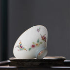 Hand-Painted Thin-Walled Pure White Porcelain Tea Cup