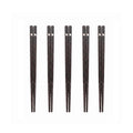Noir Ginkgo Silver Leaf Ebony Chopsticks