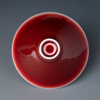 Lang Red Glaze Handcrafted Fine Porcelain Tea Cup