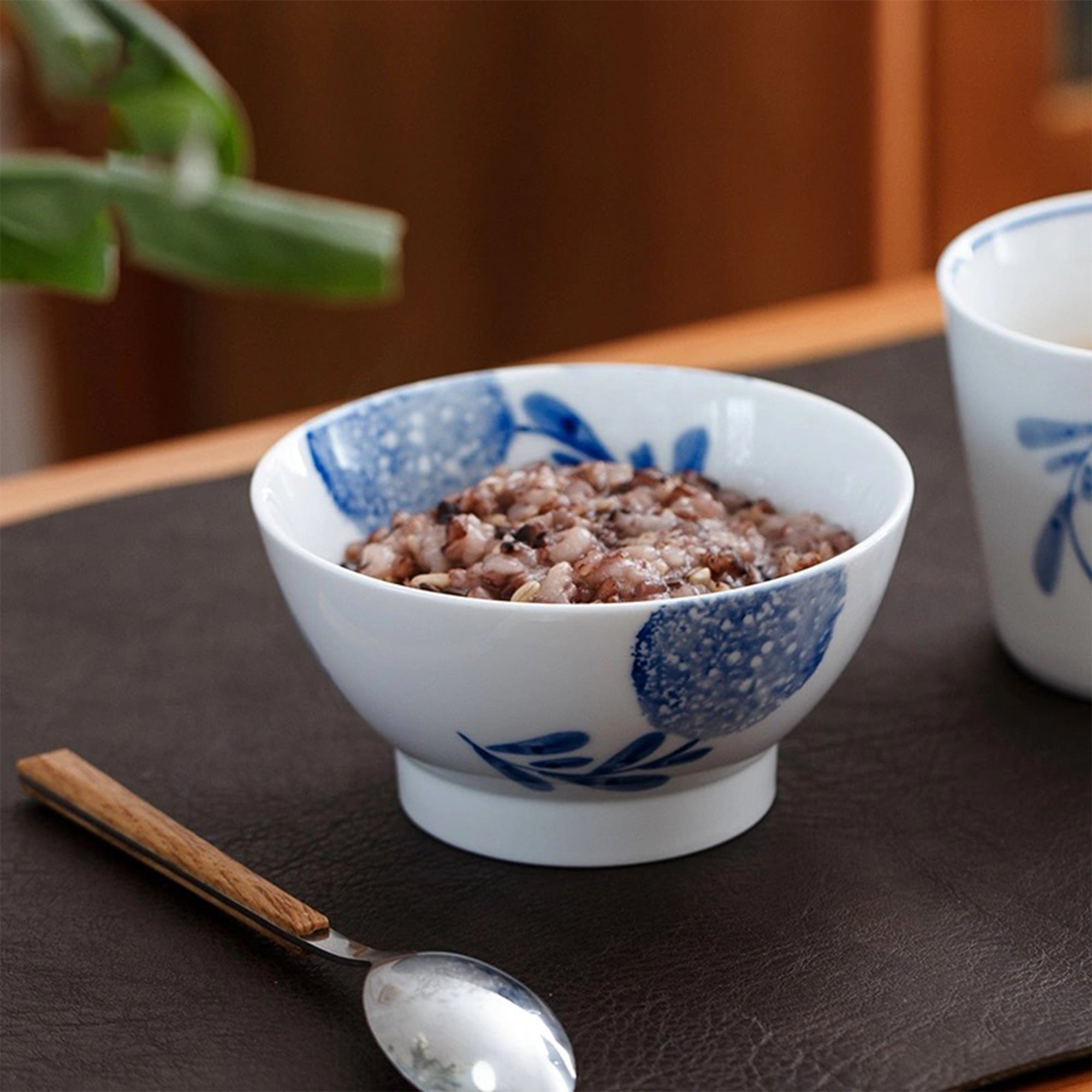 Blue and White Porcelain Reunion Rice Bowl