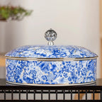 Enamel Painted Tea Cake Storage Box