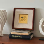 Golden Blessing Auspicious Bird Hand Painted Wall Art  270x270