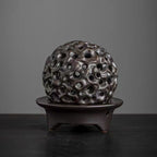 Dragon Ball Porcelain Incense Burner with Incense Sticks — Taihu Stone Sculpture