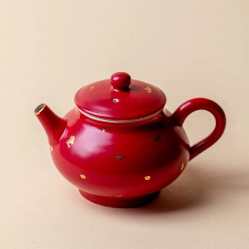 Red Glow Teapot