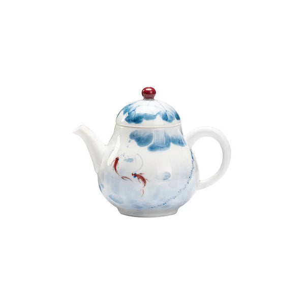 Fish & Lotus Teapot