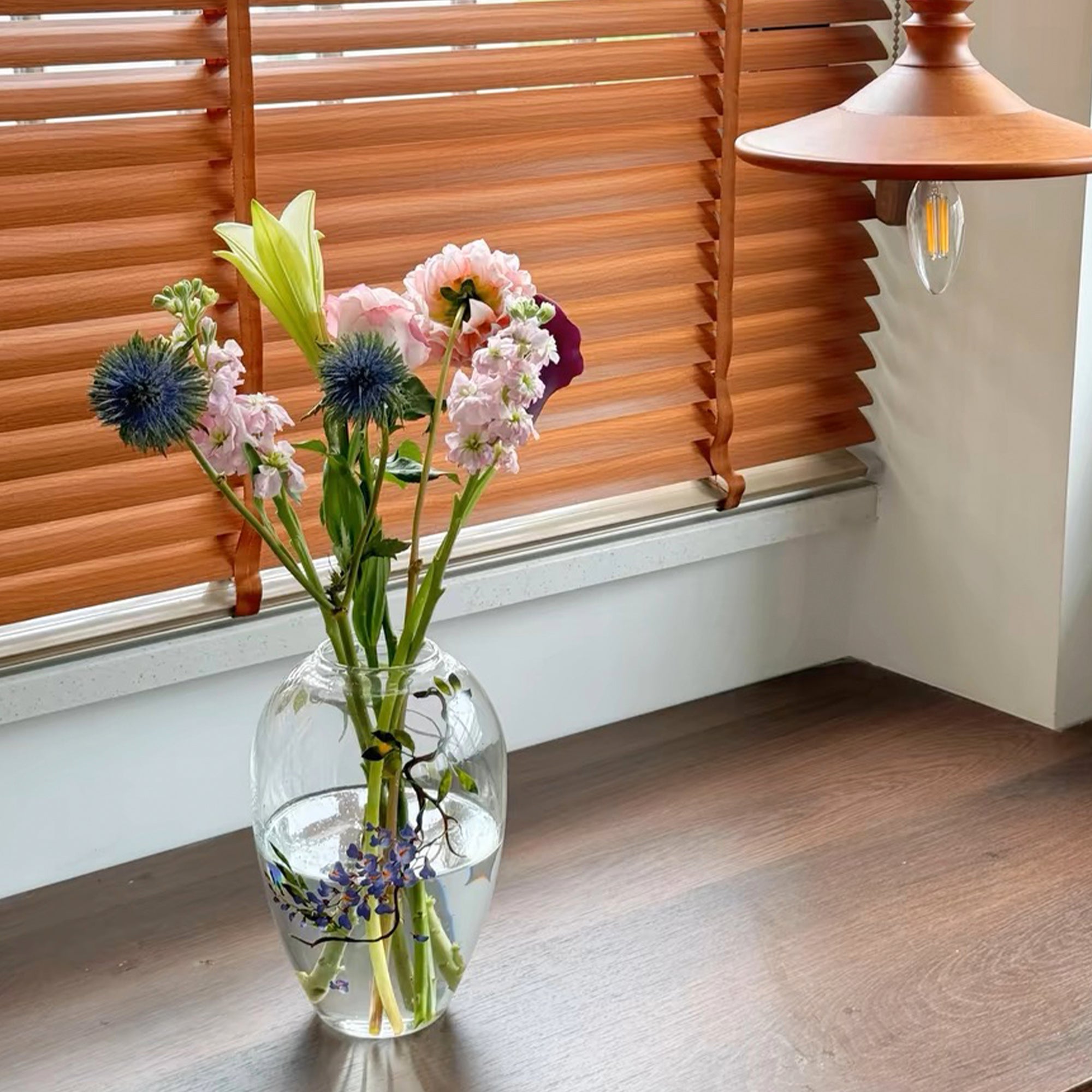 Lush Wisteria Bloom Vase