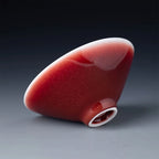 Lang Red Glaze Handcrafted Fine Porcelain Tea Cup