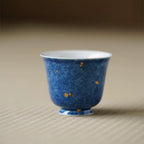 Snowflake Blue Tea Set