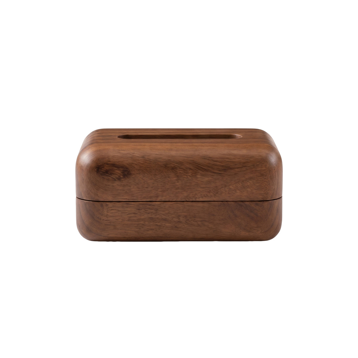 Walnut Luxe Tissue Box