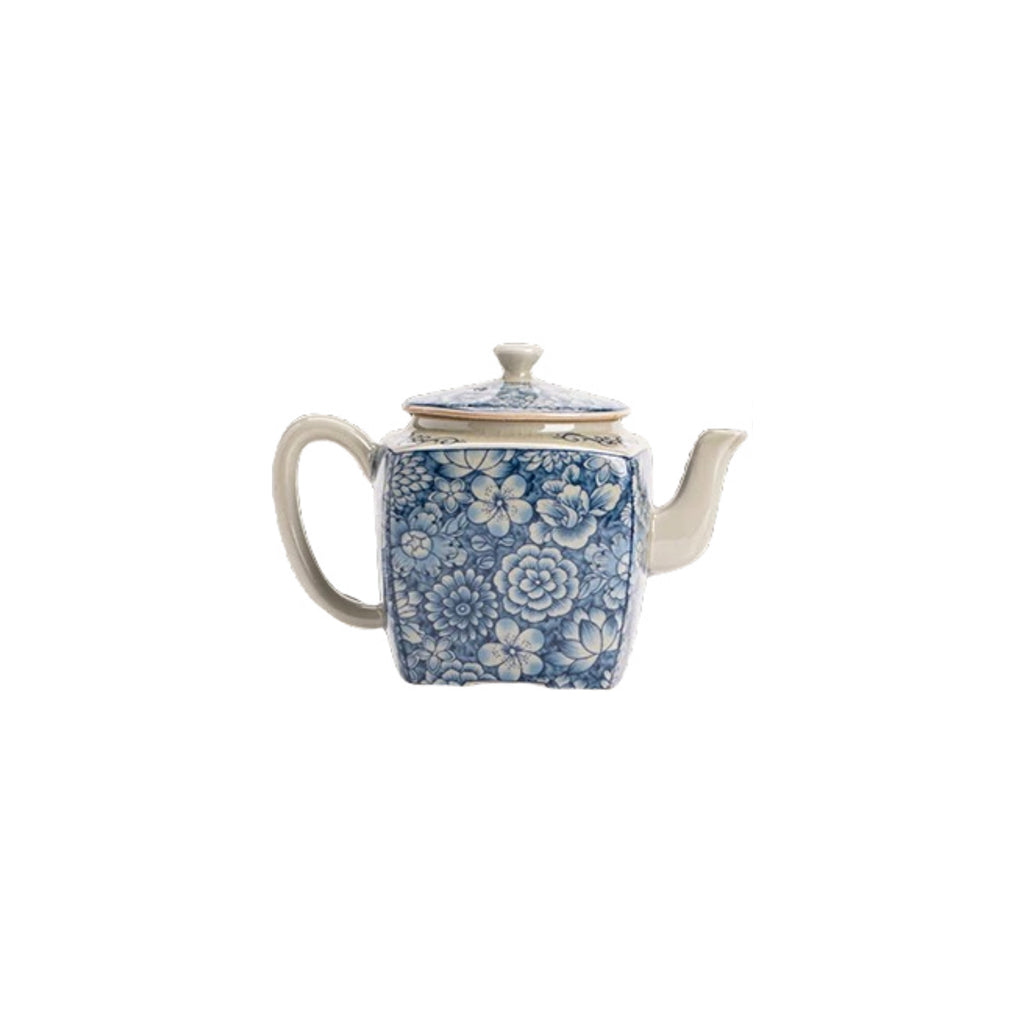 Floral Jingdezhen Porcelain Chinese Teapot