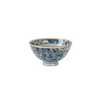 Hand-Painted Antique-Style Maple Bowl