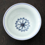 Hand-Painted Scrollwork Tea Cup