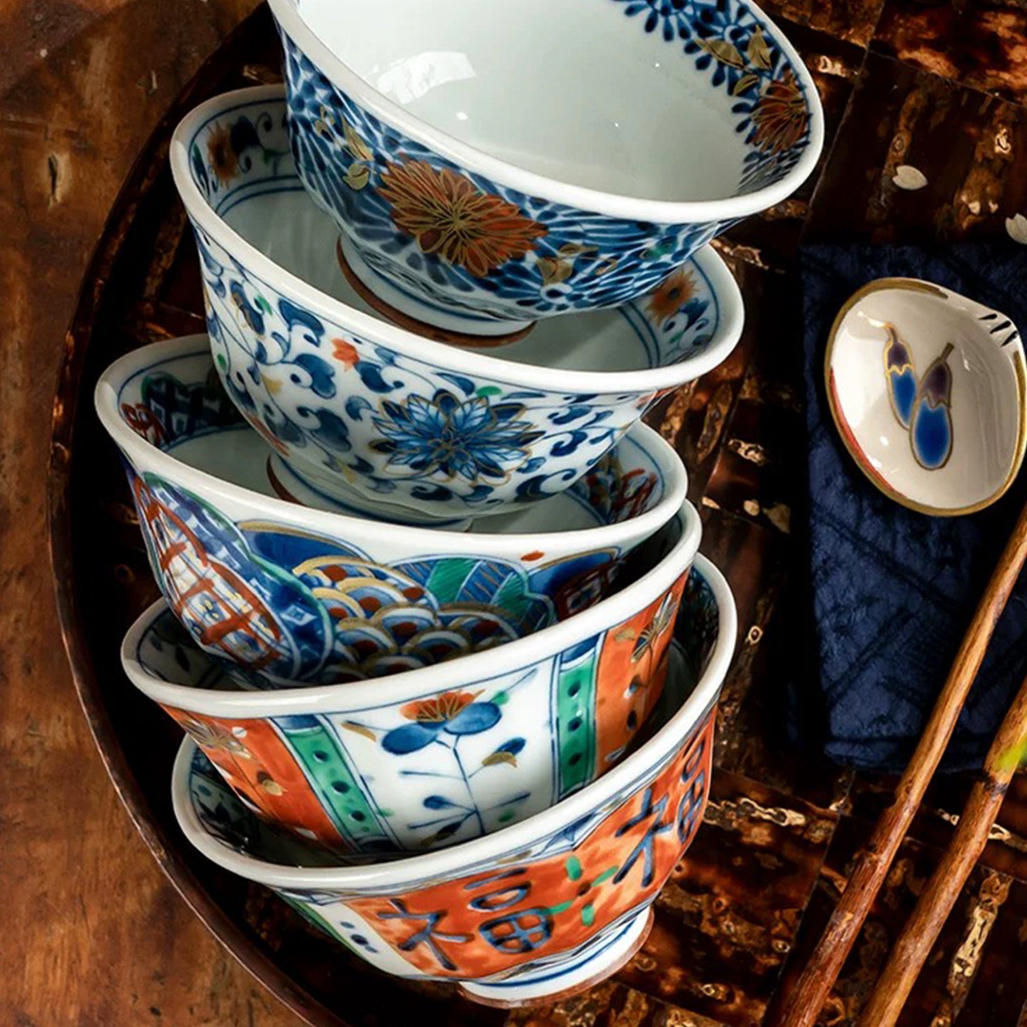 Colorful Porcelain Breeze Bowl