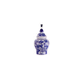 Blue and white porcelain jar - Christmas Tree Ornament
