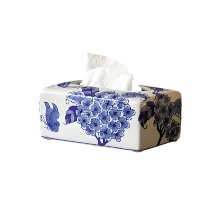 Hand Crafted Porcelain Napkin Box