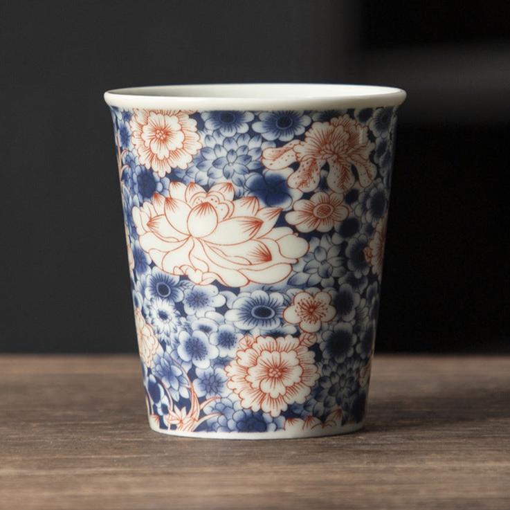 Goldfish Dance Porcelain Cup