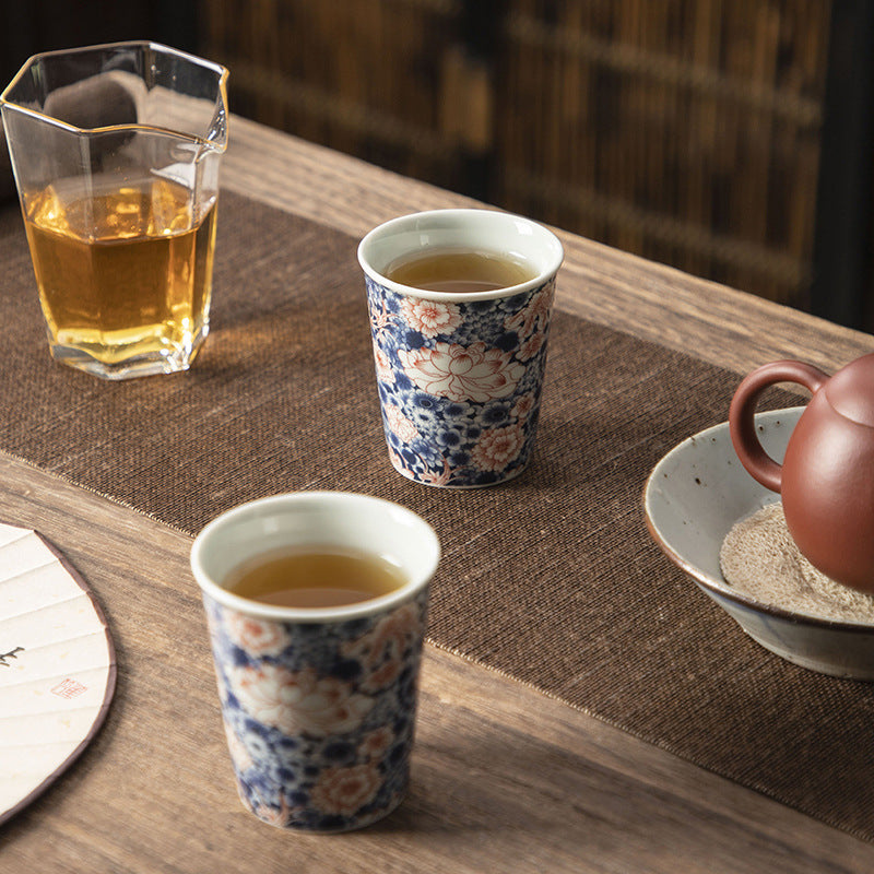 Goldfish Dance Porcelain Cup