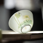 Elegance Hand-Painted Porcelain Cup