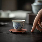 Ci Bamboo Porcelain Tea Bowl Set