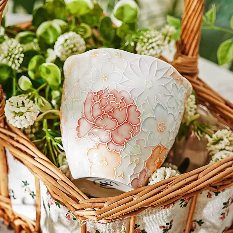 Floral Elegance Tea Set