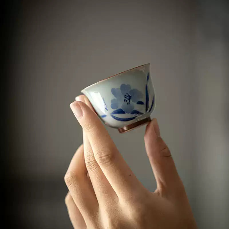 Ci Bamboo Porcelain Tea Bowl Set