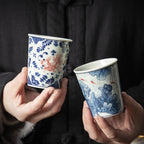 Goldfish Dance Porcelain Cup