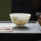 Elegance Hand-Painted Porcelain Cup