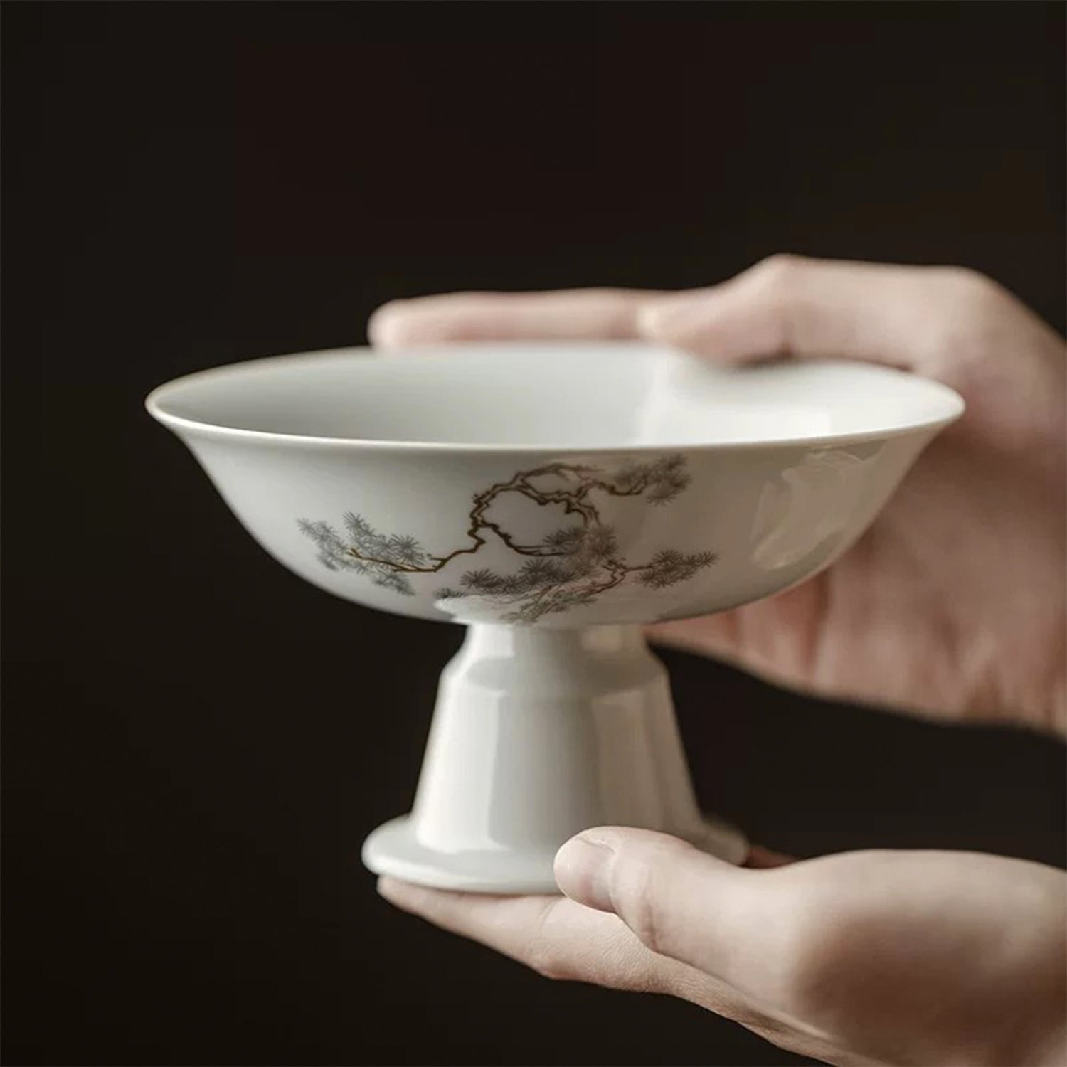 Celadon Plum Fruit/Dessert Plate