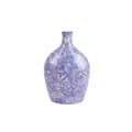 Modern Chinese Blue and White Floral Vase