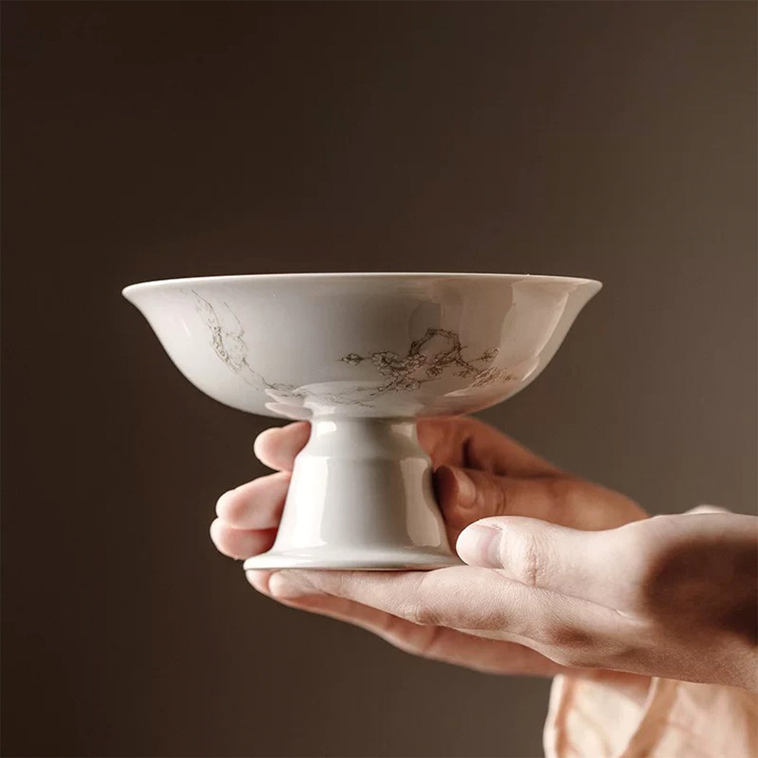 Celadon Plum Fruit/Dessert Plate