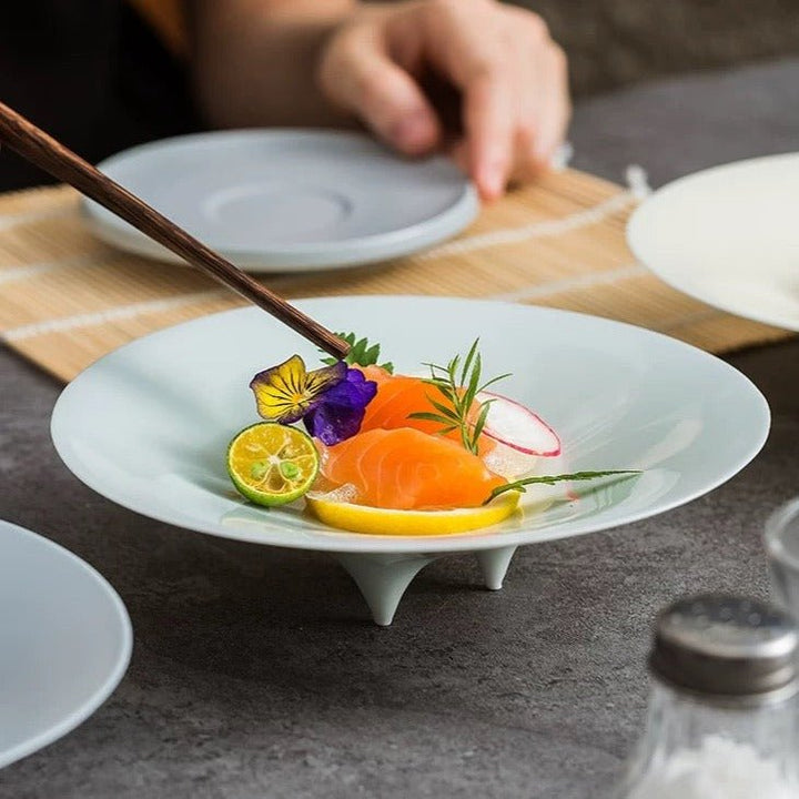 Elegant Flow Ceramic Plate - Ci Porcelain