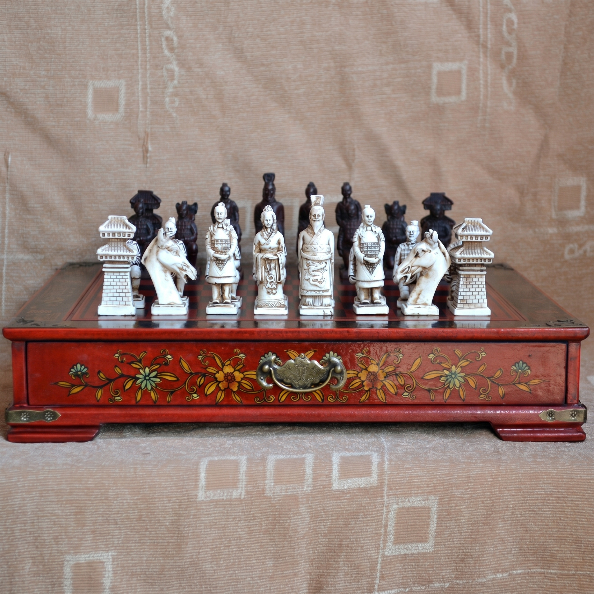 Terracotta Warriors Resin Chess Set