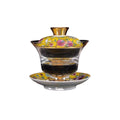 Chinese Tea Cup with Lid - Fong's Golden Traditional Gaiwan